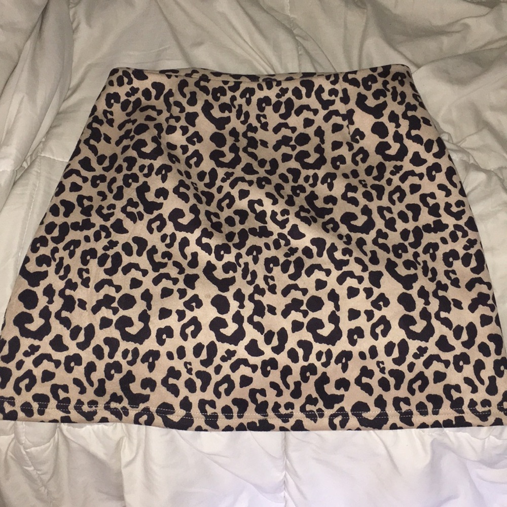 cheetah print skirt